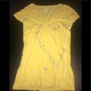 American eagle heart bird t shirt